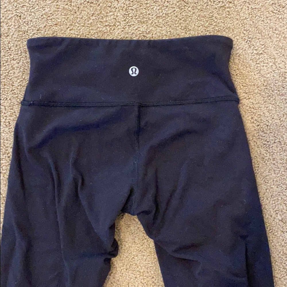 lululemon black leggings size 2